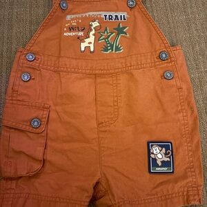 Vintage Monkey Kids Orange Adventure One Piece